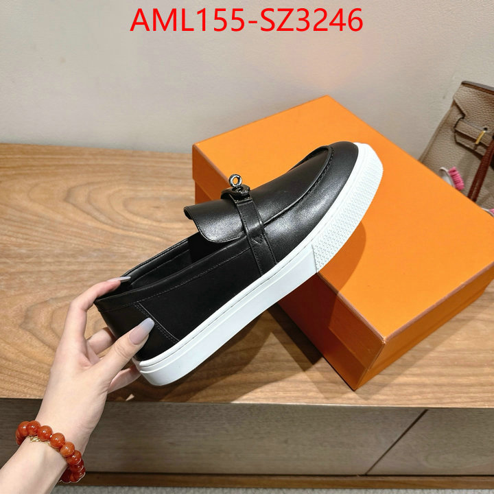 Men Shoes-Hermes replica wholesale ID: SZ3246 $: 155USD