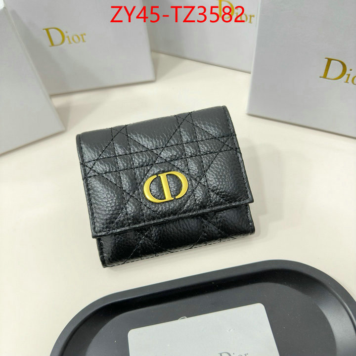 Dior Bags(4A)-Wallet- aaaaa class replica ID: TZ3582 $: 45USD,