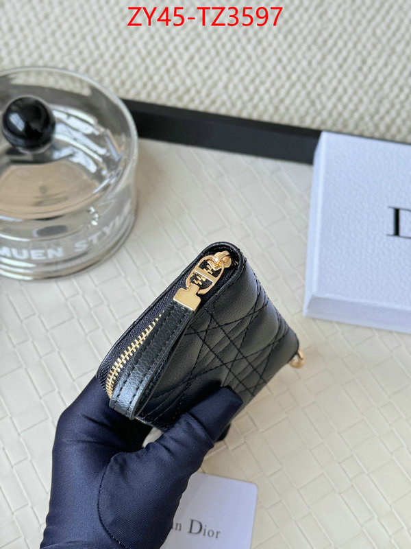 Dior Bags(4A)-Wallet- new designer replica ID: TZ3597 $: 45USD,
