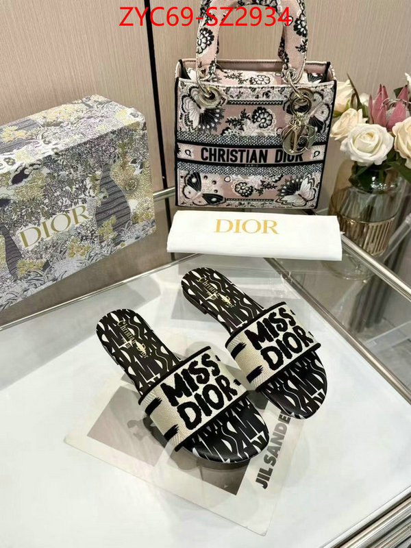 Women Shoes-Dior wholesale imitation designer replicas ID: SZ2934 $: 69USD