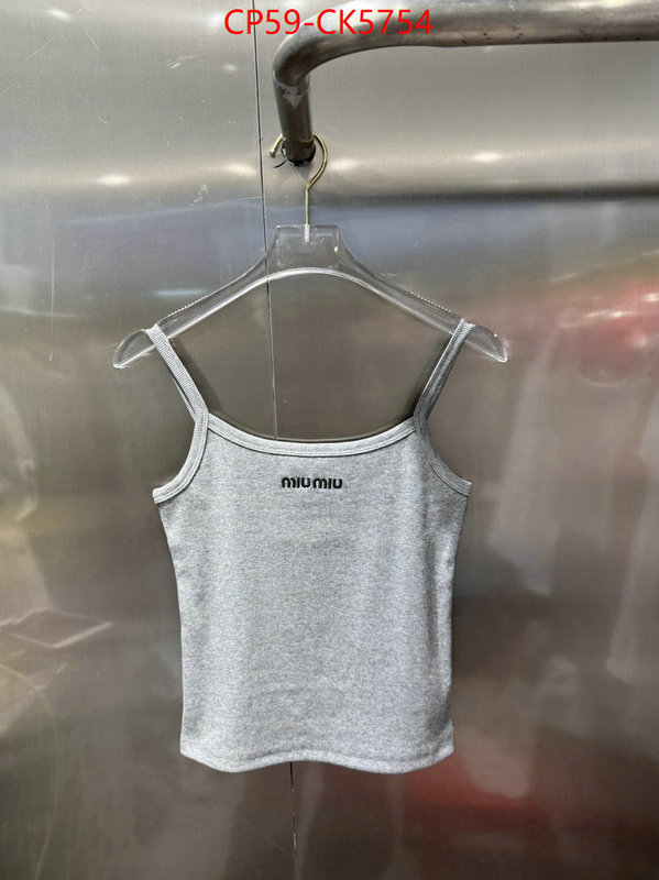 Clothing-MIU MIU the highest quality fake ID: CK5754 $: 59USD