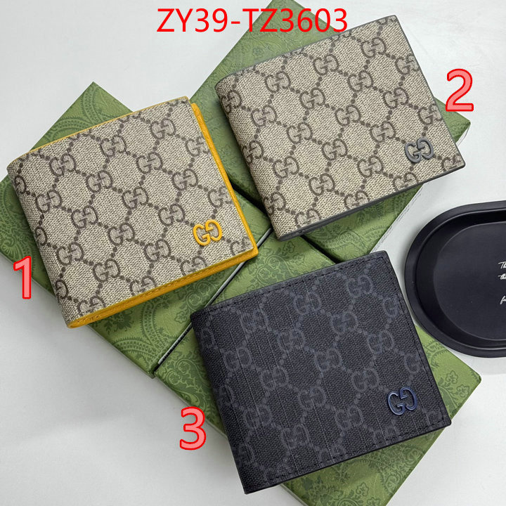 Gucci Bags(4A)-Wallet- 2024 replica wholesale cheap sales online ID: TZ3603 $: 39USD,