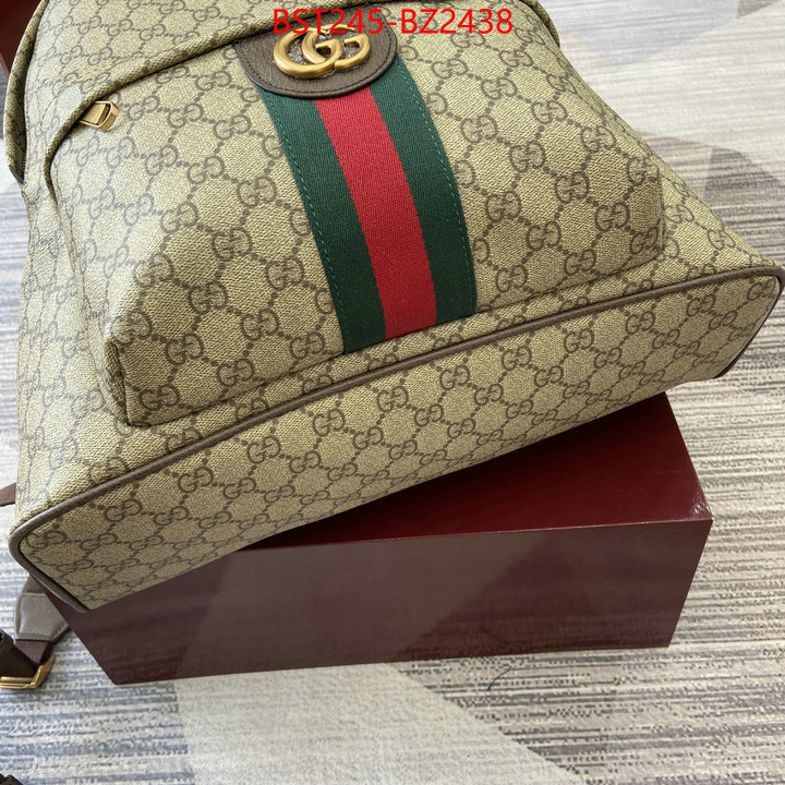 Gucci Bags(TOP)-Backpack- what's the best to buy replica ID: BZ2438 $: 245USD,