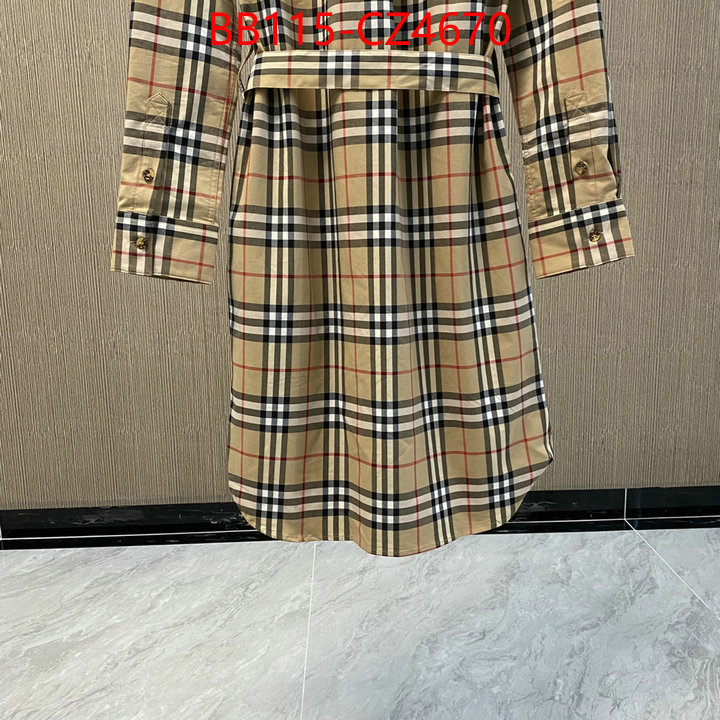 Clothing-Burberry the best quality replica ID: CZ4670 $: 115USD