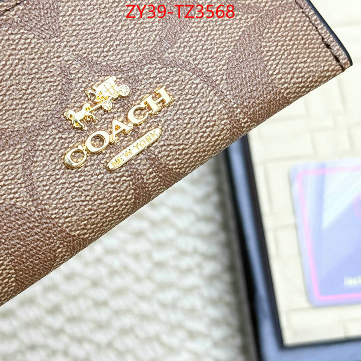 Coach Bags(4A)-Wallet high quality replica ID: TZ3568 $: 39USD,