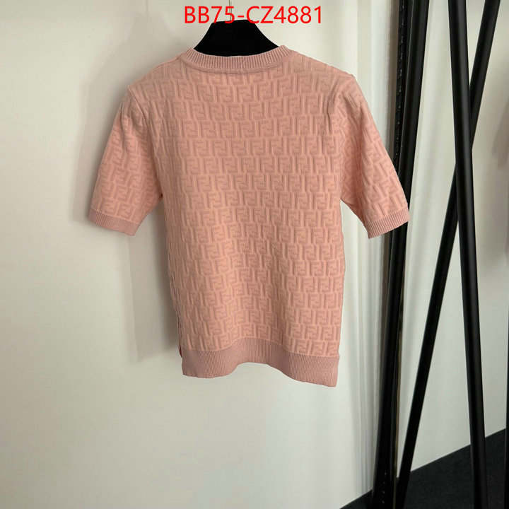 Clothing-Fendi sale ID: CZ4881 $: 75USD