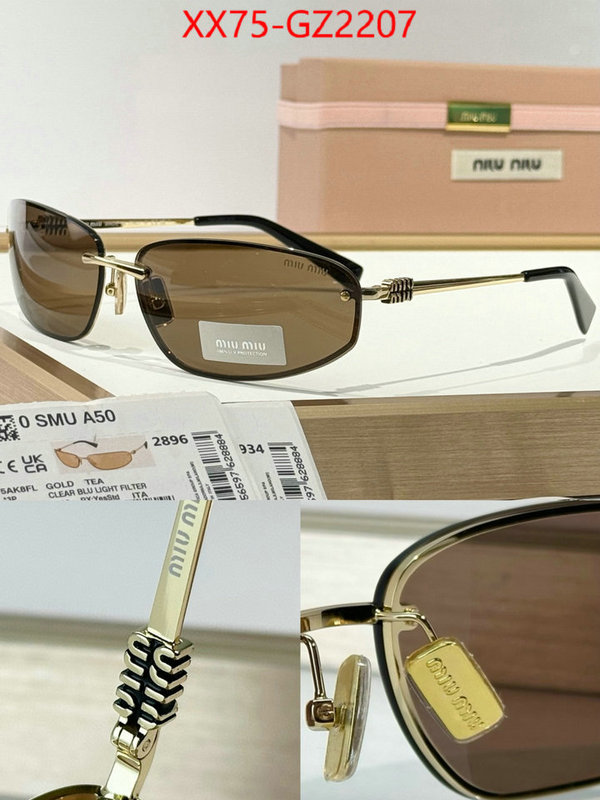 Glasses-Miu Miu what 1:1 replica ID: GZ2207 $: 75USD