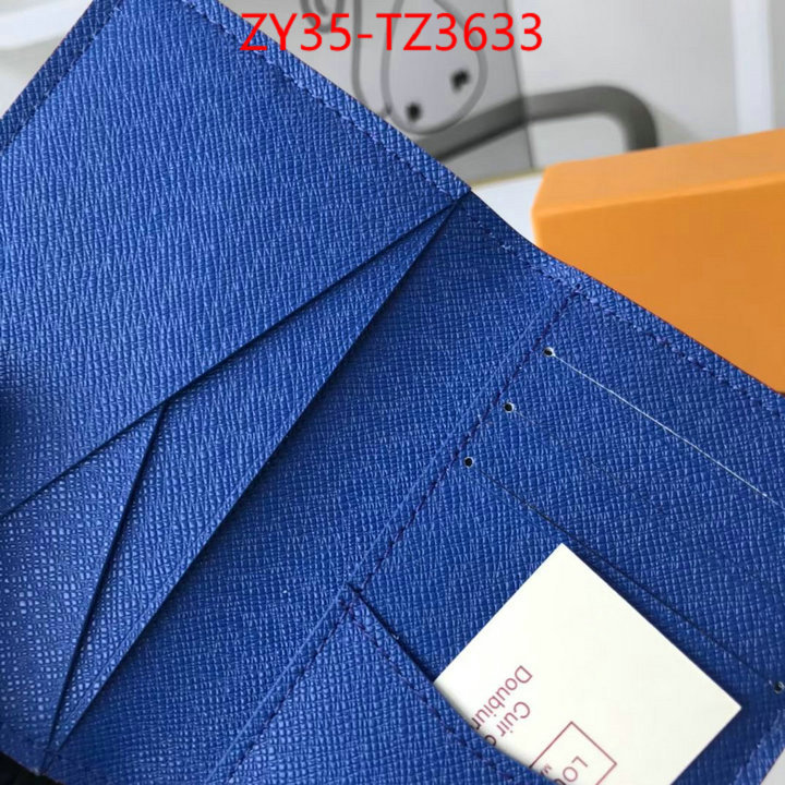 LV Bags(4A)-Wallet fake high quality ID: TZ3633 $: 35USD,