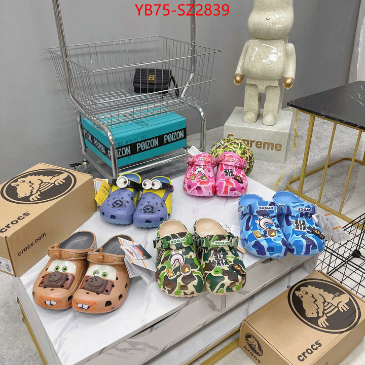 Men Shoes-Crocs replica aaaaa designer ID: SZ2839 $: 75USD