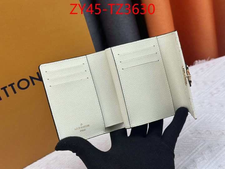 LV Bags(4A)-Wallet where to buy replicas ID: TZ3630 $: 45USD,