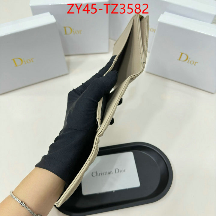 Dior Bags(4A)-Wallet- aaaaa class replica ID: TZ3582 $: 45USD,