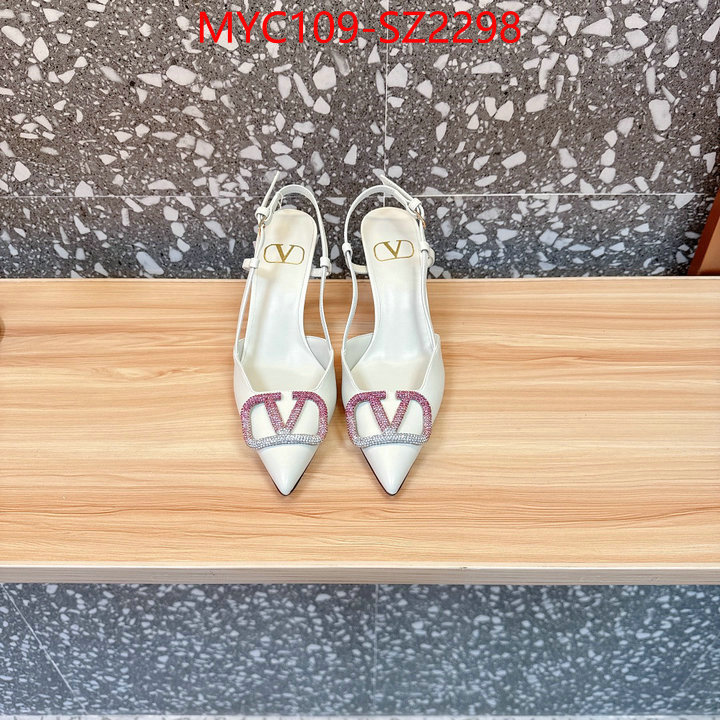 Women Shoes-Valentino high quality designer replica ID: SZ2298 $: 109USD