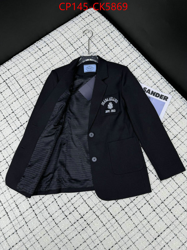 Clothing-Prada only sell high-quality ID: CK5869 $: 145USD