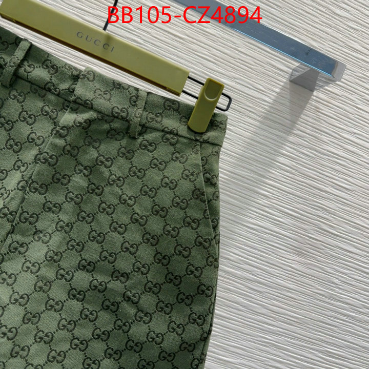 Clothing-Gucci replica designer ID: CZ4894 $: 105USD