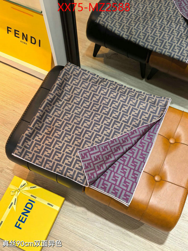 Scarf-Fendi for sale cheap now ID: MZ2588 $: 75USD