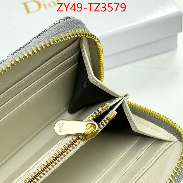 Dior Bags(4A)-Wallet- replica best ID: TZ3579 $: 49USD,
