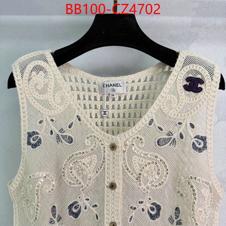 Clothing-Chanel designer 1:1 replica ID: CZ4702 $: 100USD