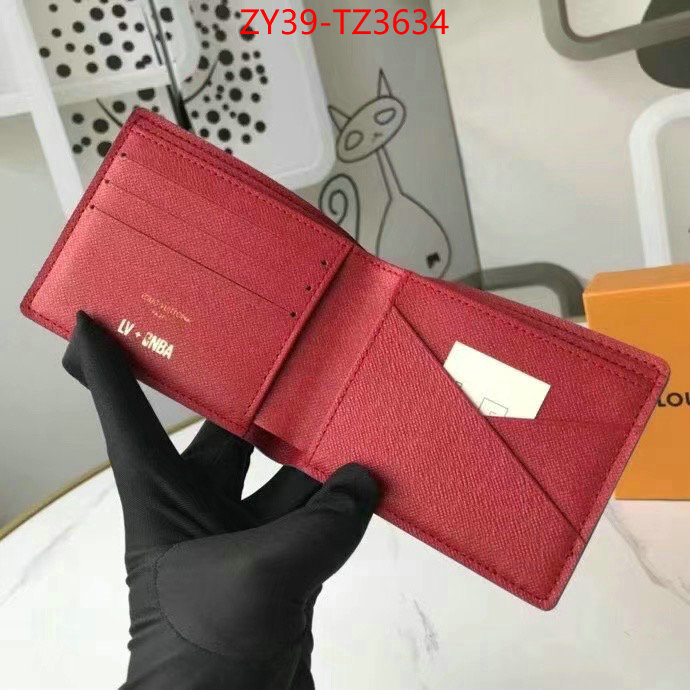 LV Bags(4A)-Wallet best like ID: TZ3634 $: 39USD,