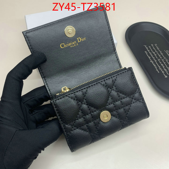 Dior Bags(4A)-Wallet- high quality aaaaa replica ID: TZ3581 $: 45USD,