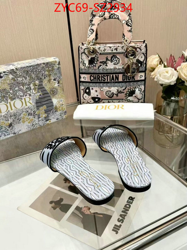 Women Shoes-Dior wholesale imitation designer replicas ID: SZ2934 $: 69USD