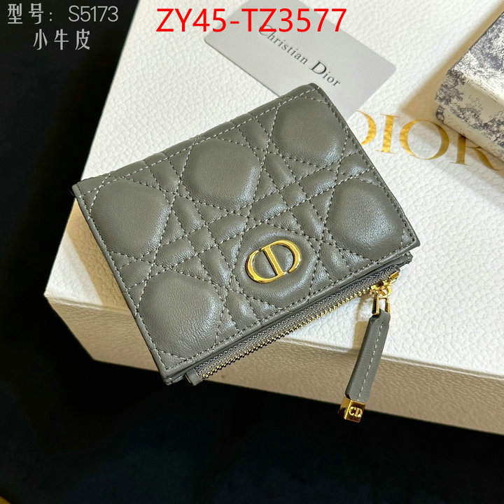 Dior Bags(4A)-Wallet- the highest quality fake ID: TZ3577 $: 45USD,