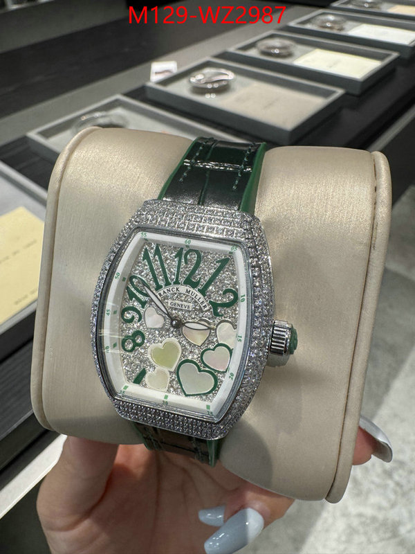 Watch(4A)-Franck Muller fake designer ID: WZ2987 $: 129USD