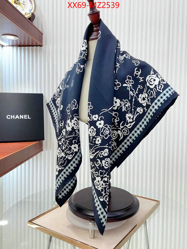 Scarf-Chanel cheap wholesale ID: MZ2539 $: 69USD