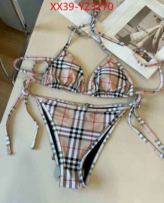 Swimsuit-Burberry brand designer replica ID: YZ3270 $: 39USD