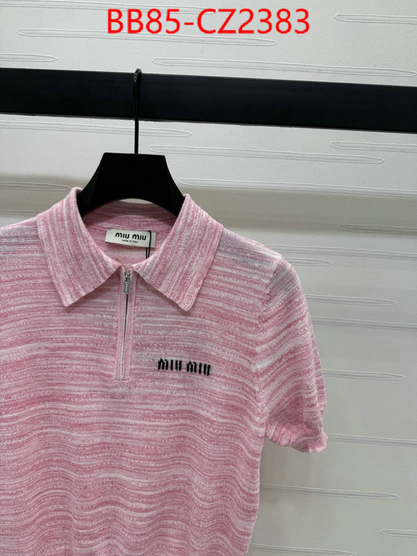 Clothing-MIU MIU counter quality ID: CZ2383 $: 85USD