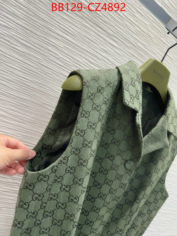 Clothing-Gucci top 1:1 replica ID: CZ4892 $: 129USD
