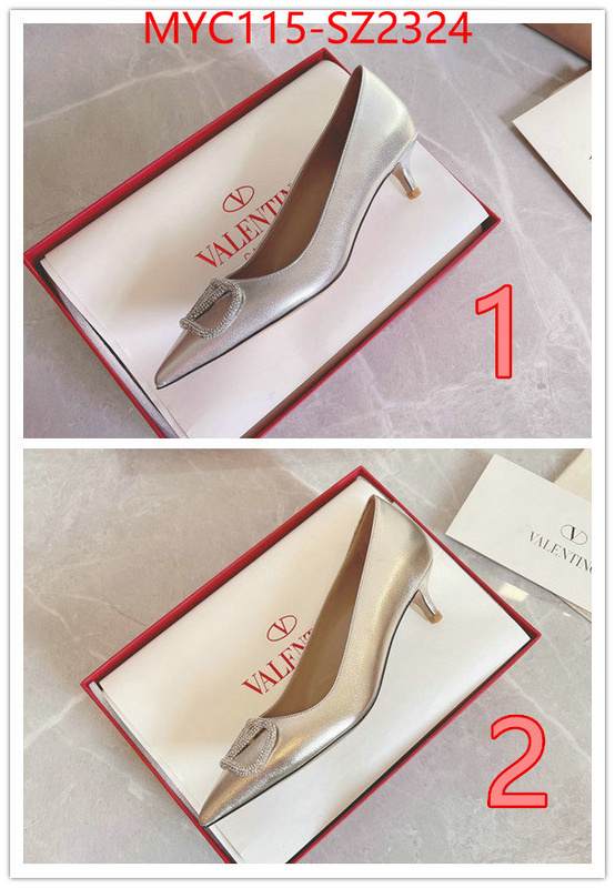 Women Shoes-Valentino top fake designer ID: SZ2324 $: 115USD