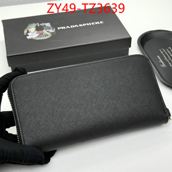 Prada Bags(4A)-Wallet where should i buy to receive ID: TZ3639 $: 49USD,