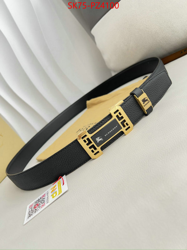 Belts-Burberry top brands like ID: PZ4100 $: 75USD