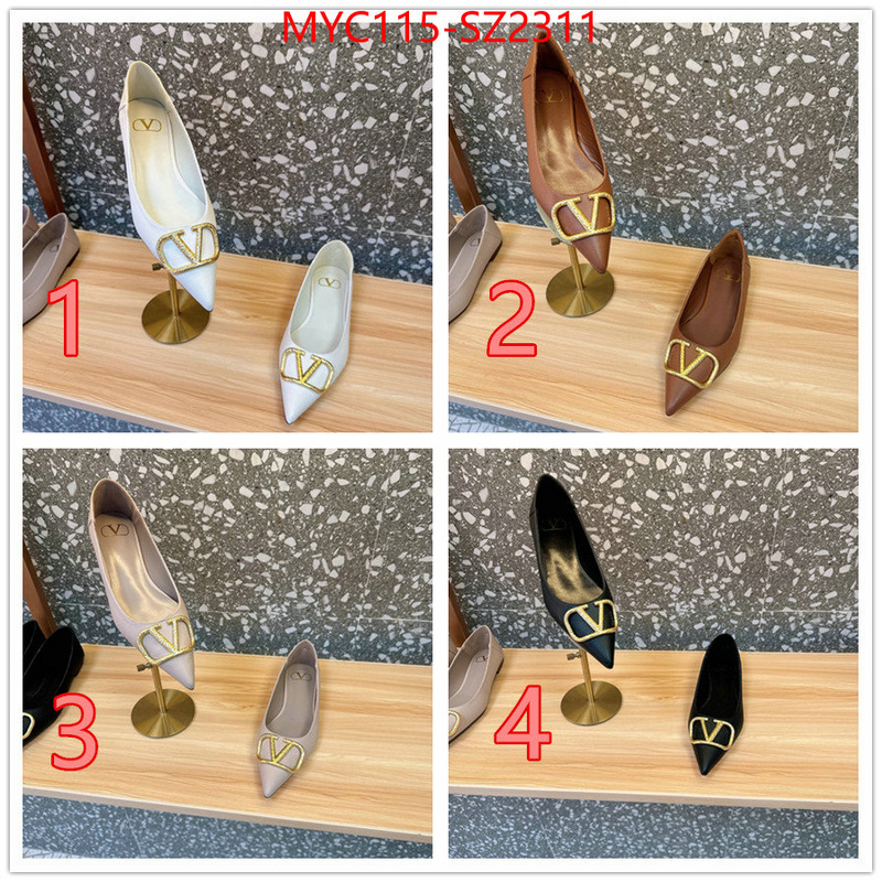 Women Shoes-Valentino aaaaa quality replica ID: SZ2311 $: 115USD