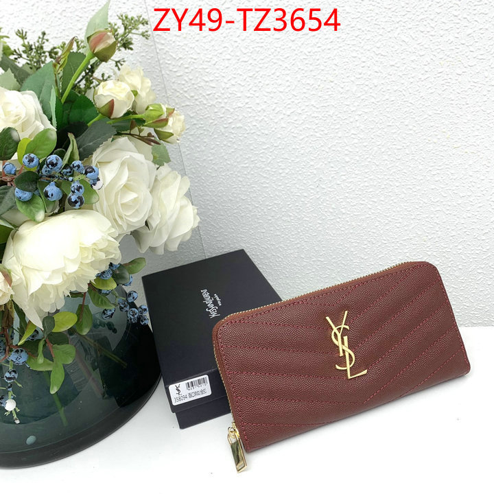 YSL Bags(4A)-Wallet- shop cheap high quality 1:1 replica ID: TZ3654 $: 49USD,