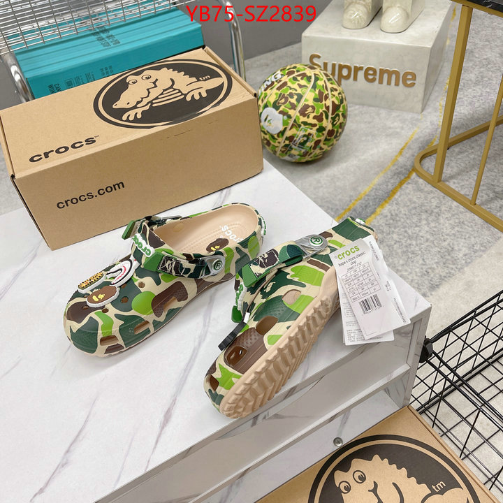 Men Shoes-Crocs replica aaaaa designer ID: SZ2839 $: 75USD