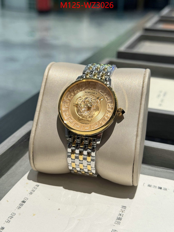 Watch(4A)-Versace knockoff highest quality ID: WZ3026 $: 125USD