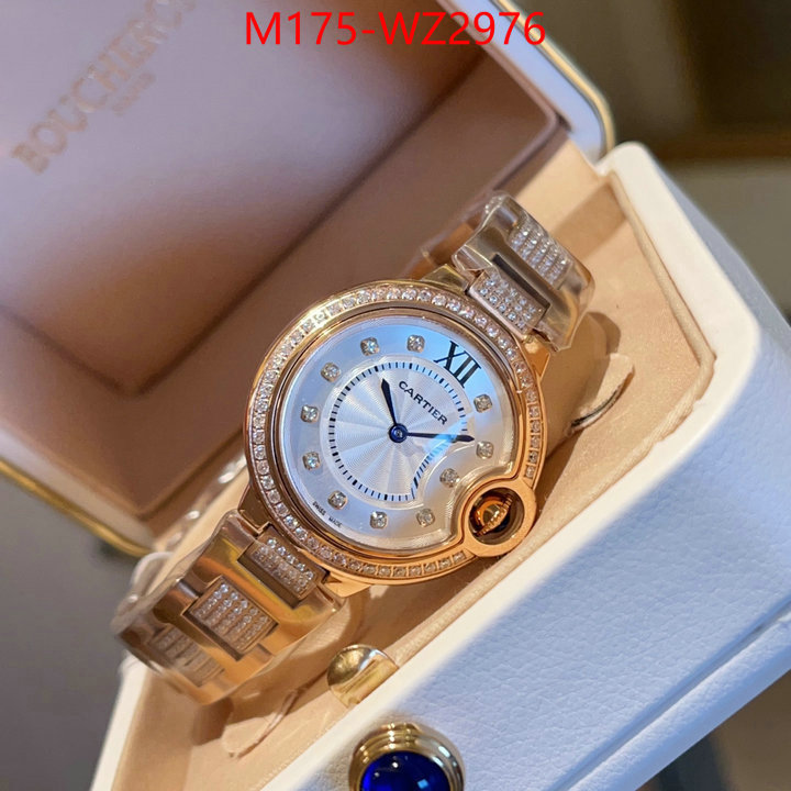 Watch(4A)-Cartier 2024 replica wholesale cheap sales online ID: WZ2976 $: 175USD