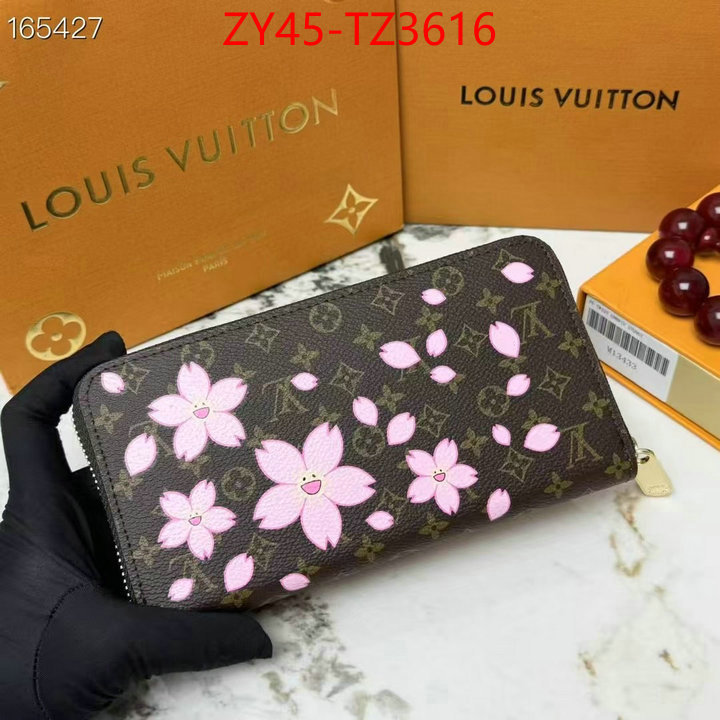LV Bags(4A)-Wallet fake aaaaa ID: TZ3616 $: 45USD,
