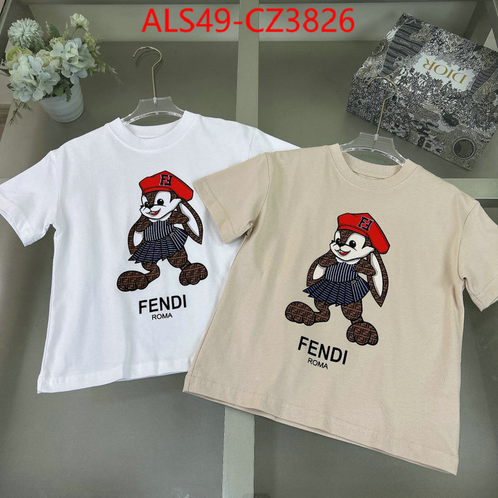 Kids clothing-Fendi 2024 aaaaa replica 1st copy ID: CZ3826 $: 49USD