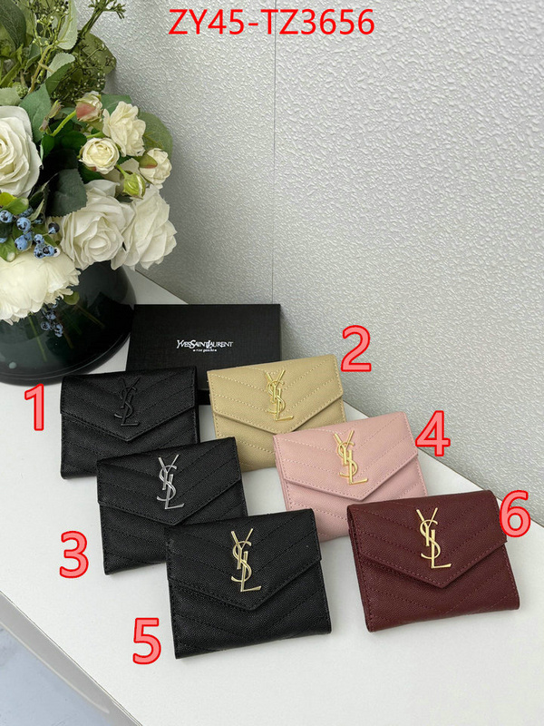YSL Bags(4A)-Wallet- luxury fake ID: TZ3656 $: 45USD,