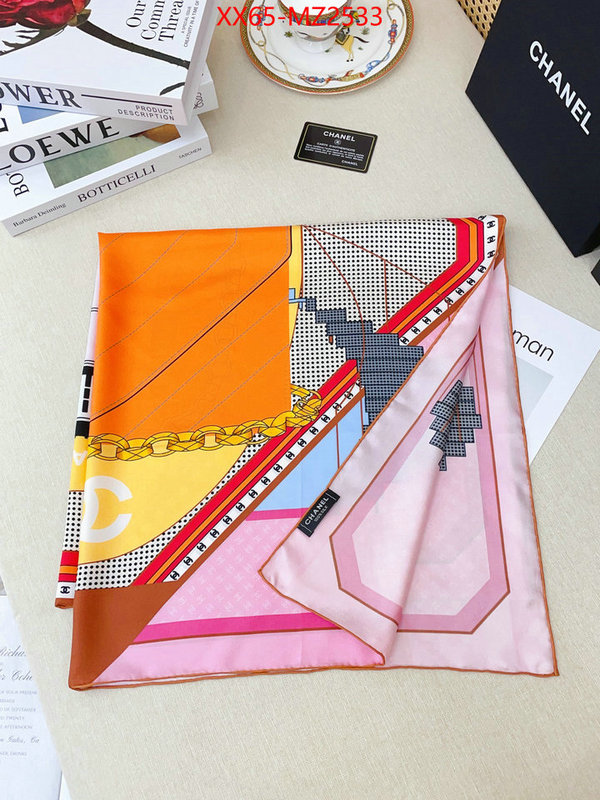 Scarf-Chanel the highest quality fake ID: MZ2533 $: 65USD