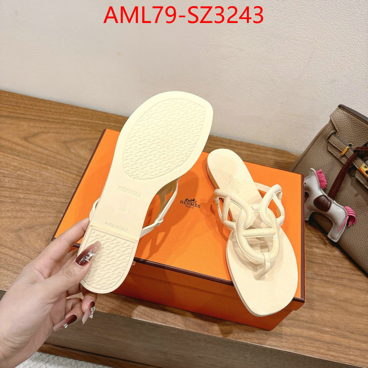 Women Shoes-Hermes designer 1:1 replica ID: SZ3243 $: 79USD