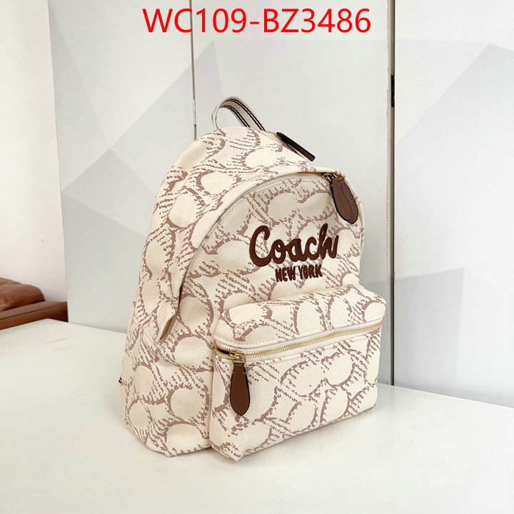 Coach Bags(4A)-Backpack- sell online ID: BZ3486 $: 109USD,