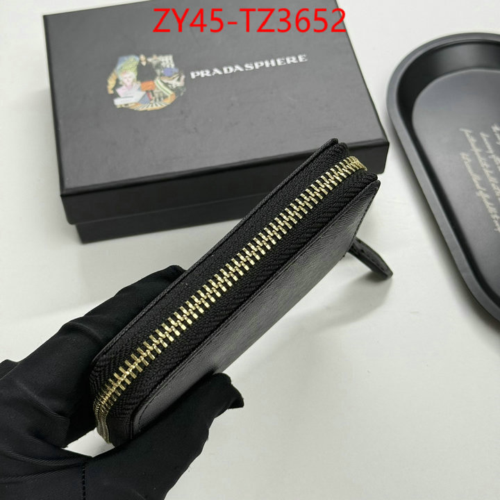 Prada Bags(4A)-Wallet wholesale replica ID: TZ3652 $: 45USD,
