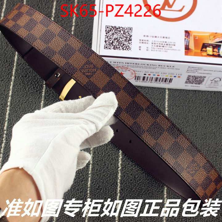 Belts-LV luxury cheap ID: PZ4226 $: 65USD