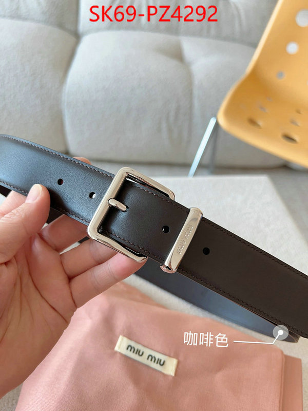 Belts-MIU MIU buy aaaaa cheap ID: PZ4292 $: 69USD