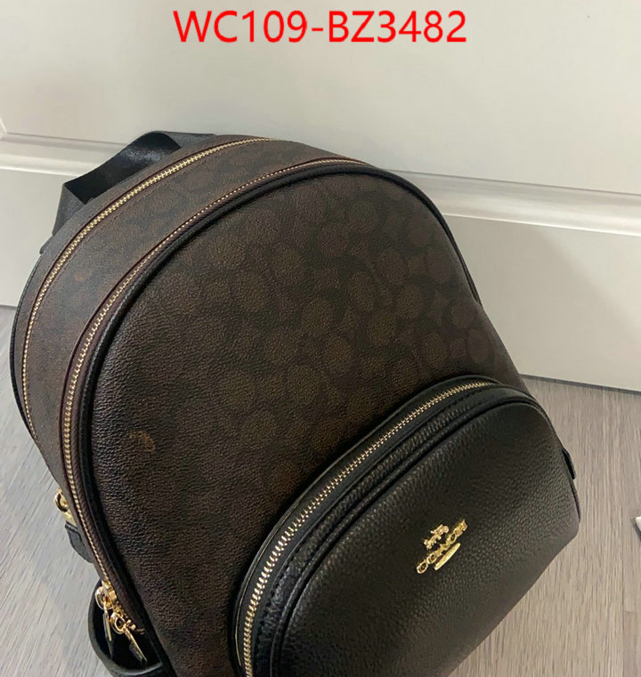 Coach Bags(4A)-Backpack- aaaaa replica ID: BZ3482 $: 109USD,