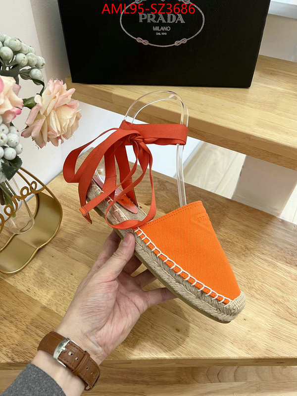 Women Shoes-Prada good quality replica ID: SZ3686 $: 95USD
