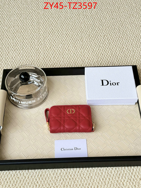Dior Bags(4A)-Wallet- new designer replica ID: TZ3597 $: 45USD,